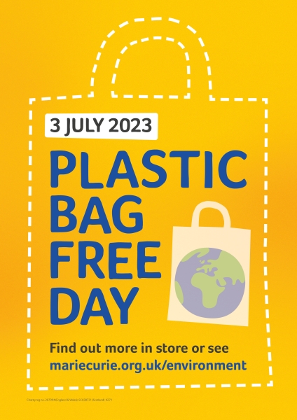 A4 poster simple, Plastic Bag Free Day