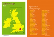 Spread, pp2-3, Gallery Map 2011